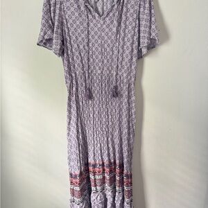Knox Rose Purple V-Neck Sundress
